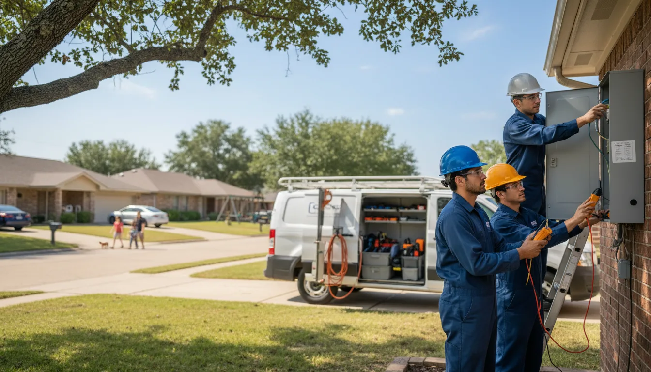 Certified electrician providing emergency electrical services in Owensville, OH